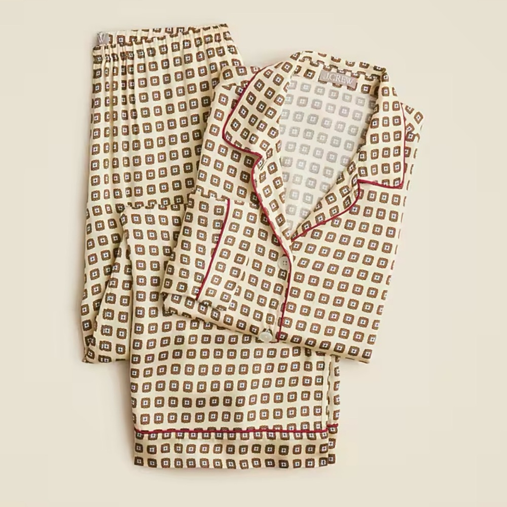 J. Crew Soft Shine Pajama Set